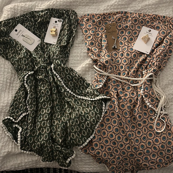 Rhapsody Dresses & Skirts - 2 ADORABLE BOUTIQUE ROMPERS! Too small on me now- SEE PIX!